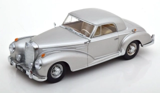 1:18 Mercedes-Benz 300S Coupe, stříbrný - KK Scale