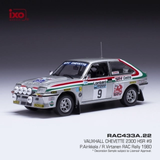 1:43 Vauxhall Chevette 2300 HSR #9 Arikkala/Virtanen RAC Rally 1980 - IXO