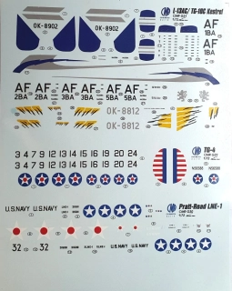 1:72 Obtisky Czech Master model L-13 AC/TG-10C 