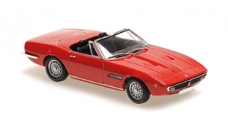 1:43 Maserati Ghibli Spyder 1969 Red - Maxichamps