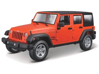 1:24 Jeep Wrangler Unlimited 2015, oranžový - Maisto