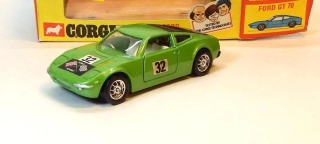 Ford GT70, bazar, vzácný, perfektní stav - Corgi