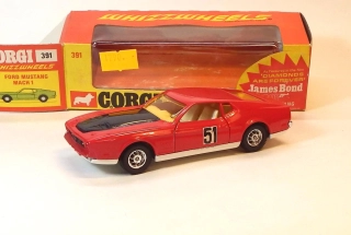 Ford Mustang Mach 1, bazar, vzácný, perfektní stav - Corgi