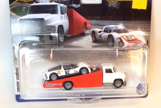 1966 Porsche 906 Carrera + Carry On, bazar - Hot Wheels
