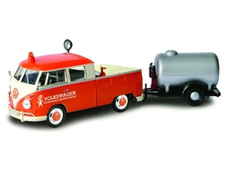 1:24 Vw T1 TYPE 2 SERVICE PICK UP + OIL TANK TRAILER – Motormax