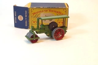 Y-11 Aveling & Porter Steam Roller, bazar, velmi pěkný - Matchbox Yesteryear