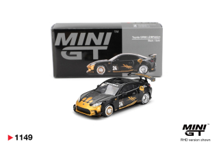 1:64 Toyota GR86 LB★Nation Black / Gold - Mini GT