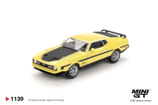1:64 Ford Mustang Mach1 Grabber Yellow - Mini GT