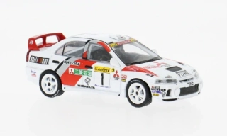 1:64 Mitsubishi LANCER GSR EVOLUTION IV #1 MAKINEN/HARJANNE RALLY MONTE CARLO 1997 - Tarmac Works