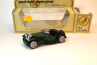 Y-1 1936 Jaguar SS100, bazar - Matchbox Yesteryear