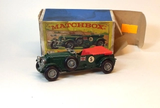 Y-5 1929 4 1/2l Bentley, bazar, poškozená krabička - Matchbox Yesteryear