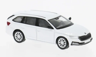 1:87 Skoda Octavia IV Combi, bílý, 2019 - PCX87