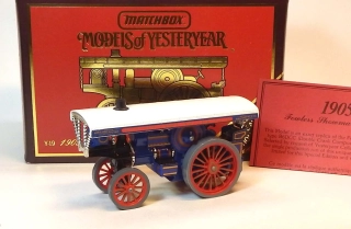 Y-19 1905 Fowler Showmans Engine, bazar - Matchbox Yesteryear