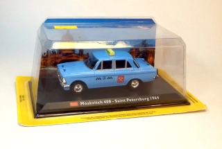 1:43 Moskvič 408 - St.Petersburg Taxi, bazar - DeAgostini