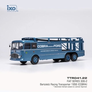 1:43 Fiat Series 306-2 Bartoletti Racing Transporter 1956 Cobra - IXO
