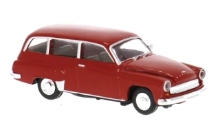 1:87 Wartburg 311 Kombi, červený - Brekina