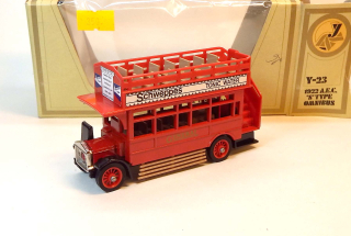 Y-23 1922 A.E.C "S" Type Omnibus, bazar - Matchbox Yesteryear