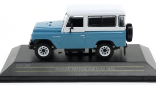 1:43 Nissan PATROL 300 H-60 1970 Light Blue/White - First 43 Models