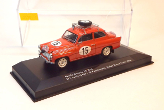 1:43 1962 Škoda Octavia TS Rallye Monte Carlo, ruční práce