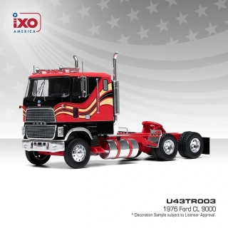 1:43 Ford CL 9000 1976 black/red - IXO America