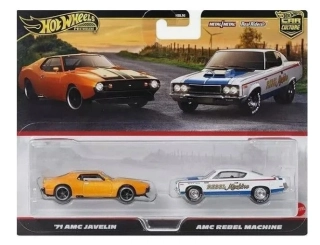 1:64 AMC Javelin + AMC Rebel Machine - HotWheels