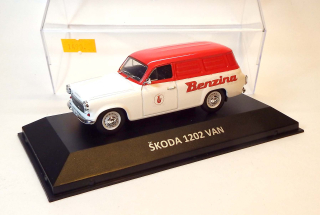 1:43 Škoda 1200 Van "Benzina", ruční práce