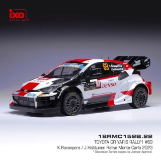 1:18 Toyota GR Yaris #69 Rovanperä/Halttunen Rallye WM Rally Monte Carlo 2023 - IXO