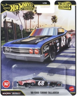1:64 69 Ford Torino Talladega - Hot Wheels Boulevard