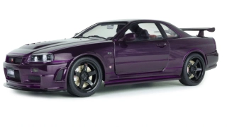 1:18 Nissan Skyline R34 GT-R Z Tune 1999 midnight purple - Solido