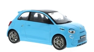 1:18 Fiat 500e Abarth 2024, světle modrý - MCG