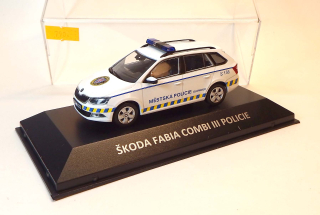 1:43 Škoda Fabia Combi III - Policie, bazar - DeAgostini