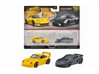 1:64 Porsche 993 GT2 + Porsche 718 Cayman GT4 - Hot Wheels