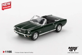 1:64 Ford Mustang Convertible 1964 Highland Green - Mini GT