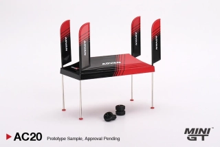 1:64 Paddock Service Tent Set - ADVAN - Mini GT