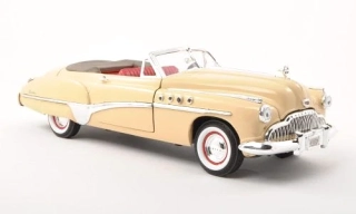 1:18 Buick Roadmaster Convertible, beige, 1949 - MotorMax