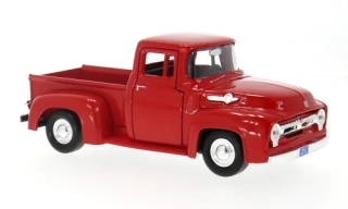 1:24 Ford F-100 Pick Up, 1956, červený - MotorMax