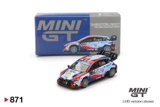 1:64 Hyundai i20 N Rally1 Hybrid #11 2024 Rallye Monte-Carlo Winner - Mini GT