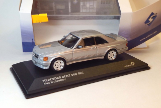 1:43 Mercedes Benz 560 SEC AMG Widebody, bazar - Solido S