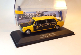 1:43 1995 Lada 2101 Limousine - taxi, Havana, Cuba, bazar - DeAgostini