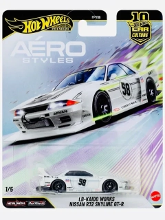 1:64 LB-Kaido Works Nissan R32 Skyline GT-R - Hot Wheels Culture