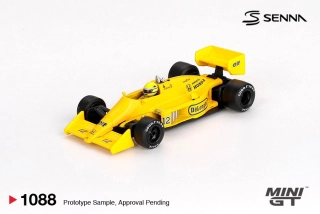 1:64 Lotus 99T #12 Ayrton Senna 1987 Monaco Grand Prix Winner - Mini GT