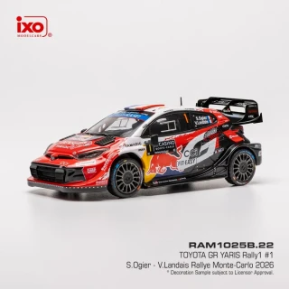 1:43 Toyota GR Yaris Rally1 #1 S.Ogier/V.Landais Rallye Monte Carlo 2026 - IXO