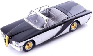 1:43 Brook Stevens Scimitar Town Car Phaeton Silver/Black - Autocult