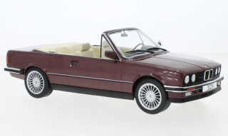 1:18 BMW 325i (E30) Cabriolet tmavě červená metalíza - MCG