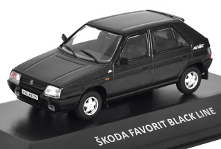 1:43 Škoda Favorit Black Line - DeAgostini