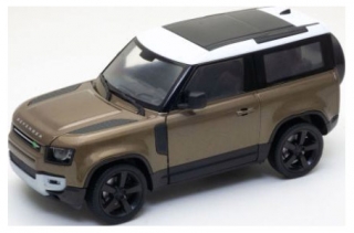 1:24 Land Rover Defender 2020 hnědý/bílá střecha - Welly
