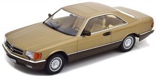 1:18 Mercedes-Benz 500 SEC (C126) 1987, zlatá metalíza - KK Scale
