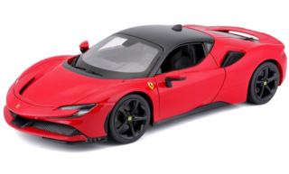 1:18 Ferrari SF90 Stradale, červená/černá - bburago