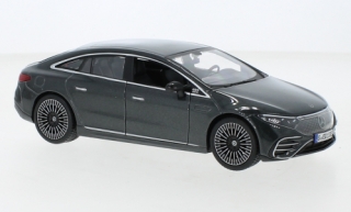 1:24 Mercedes EQS (V297), černostříbrný - Maisto