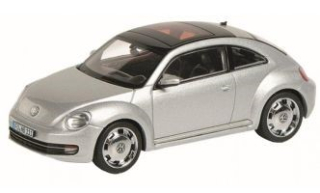 1:43 VW Beetle Coupé, stříbrný - Schuco
